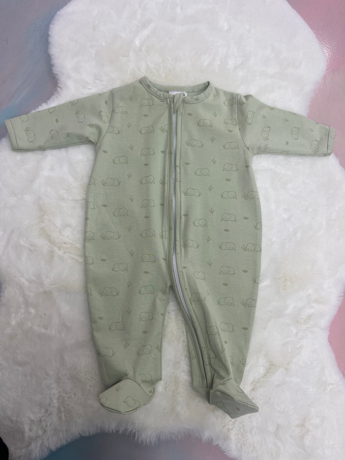 Elephant sleepsuit